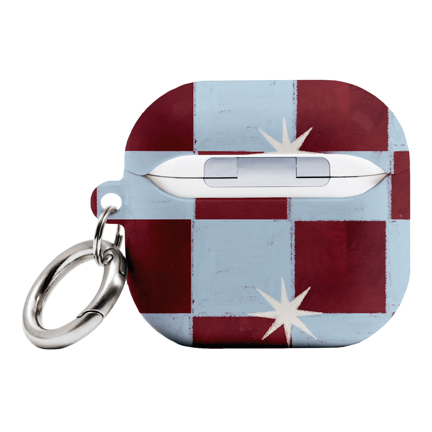 Blue Checks AirPods Case AirPods Case by Lisa Hu - The Dairy