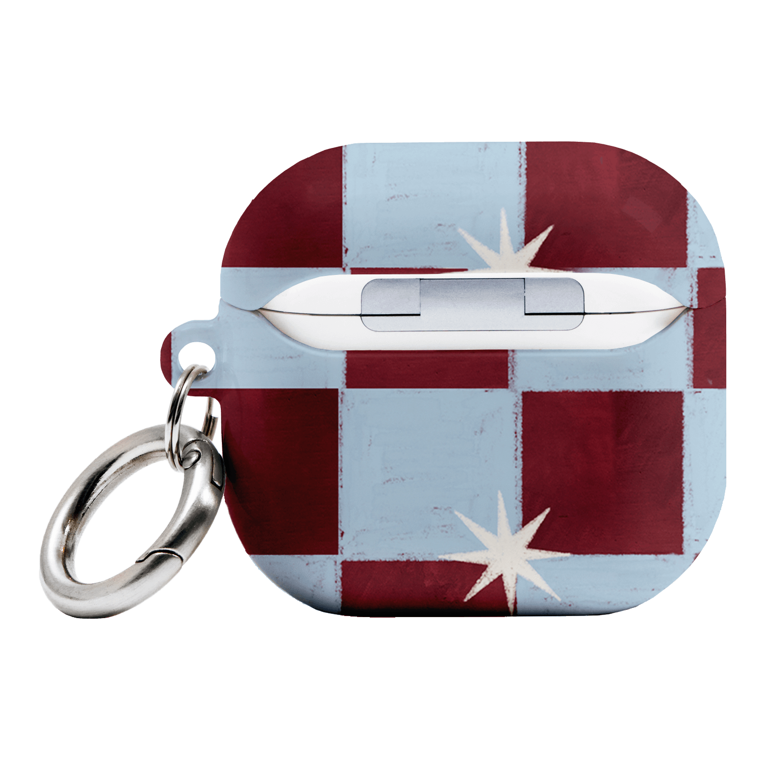 Blue Checks AirPods Case AirPods Case by Lisa Hu - The Dairy