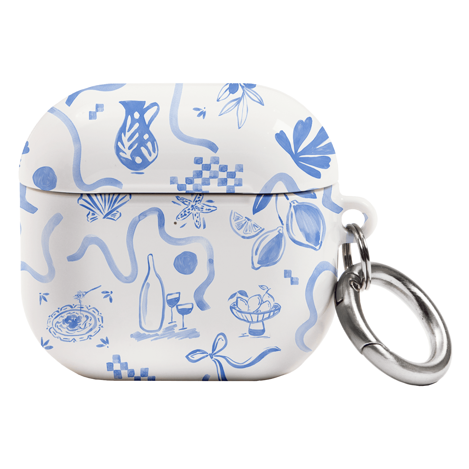 Mediterranean Wave AirPods Case AirPods Case 4th Gen by Charlie Taylor - The Dairy