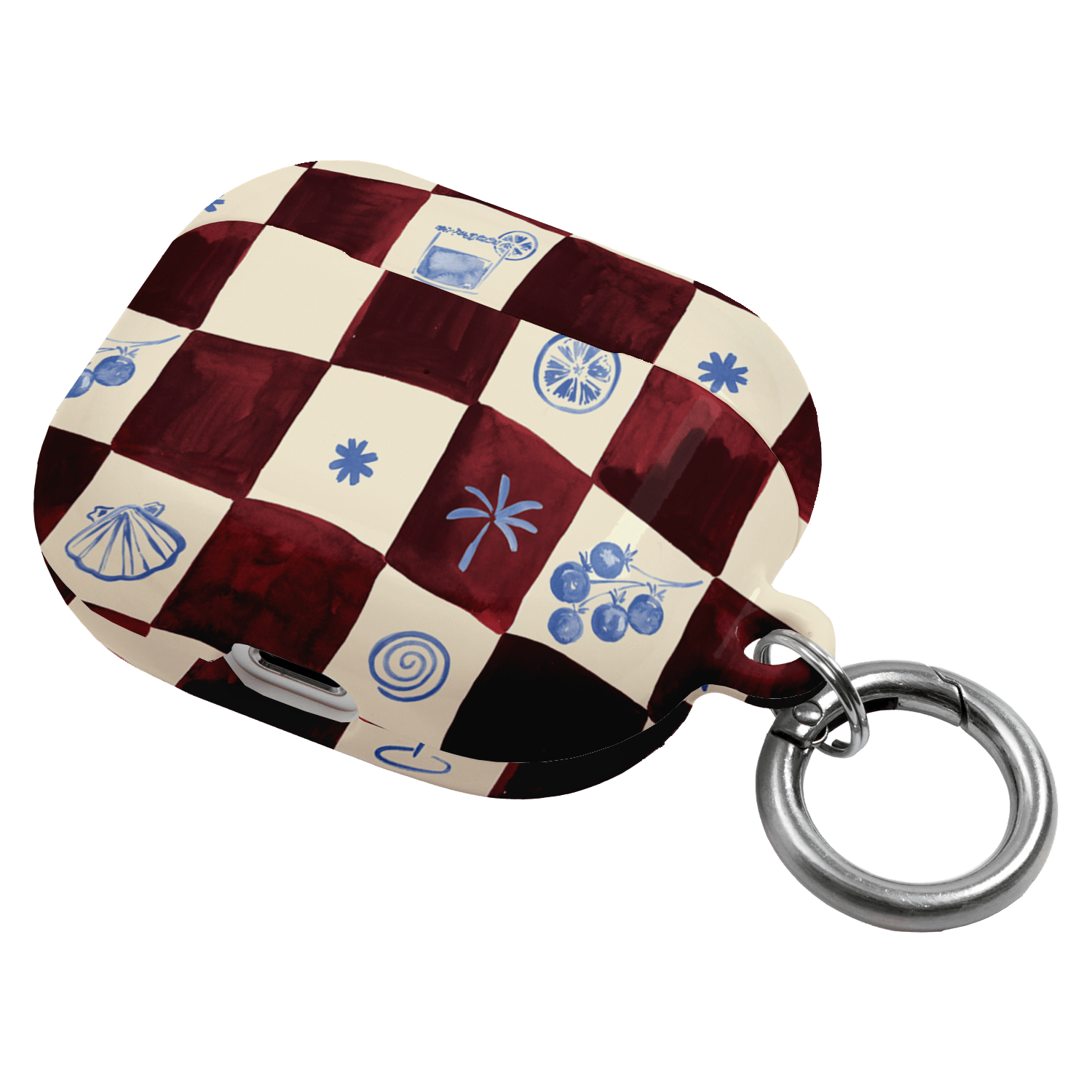 Afternoon Mezze Maroon AirPods Case AirPods Case by Charlie Taylor - The Dairy