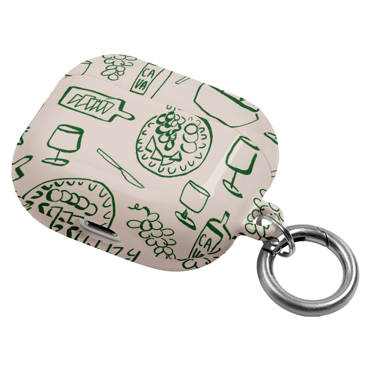 Dinner Parties AirPods Case AirPods Case by Phthalo Ruth - The Dairy