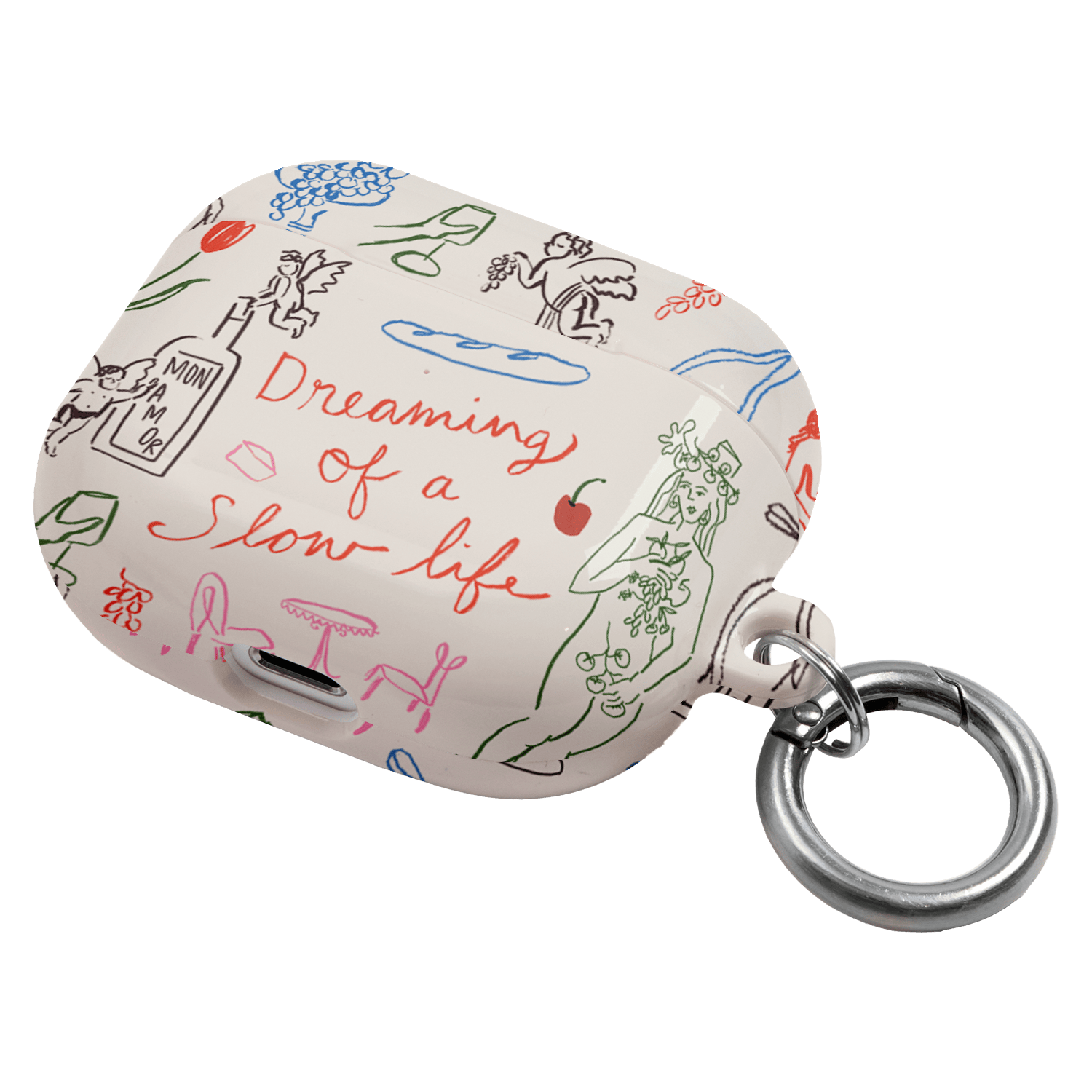 Muse Dreams AirPods Case AirPods Case by Phthalo Ruth - The Dairy