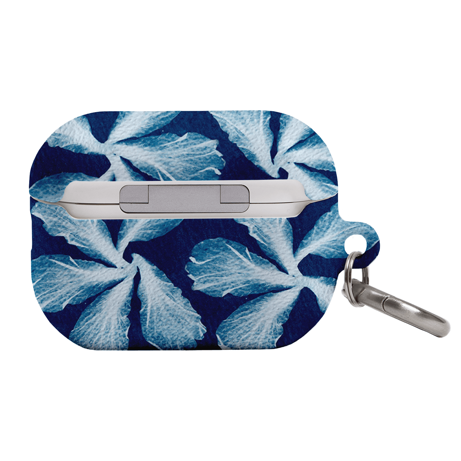Hibiscus Cyanotype AirPods Pro Case AirPods Pro Case by Sally Hungerford - The Dairy