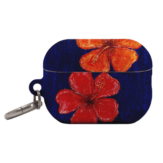 Hibiscus Flower Deep Blue AirPods Pro Case AirPods Pro Case 2nd Gen by BG. Studio - The Dairy