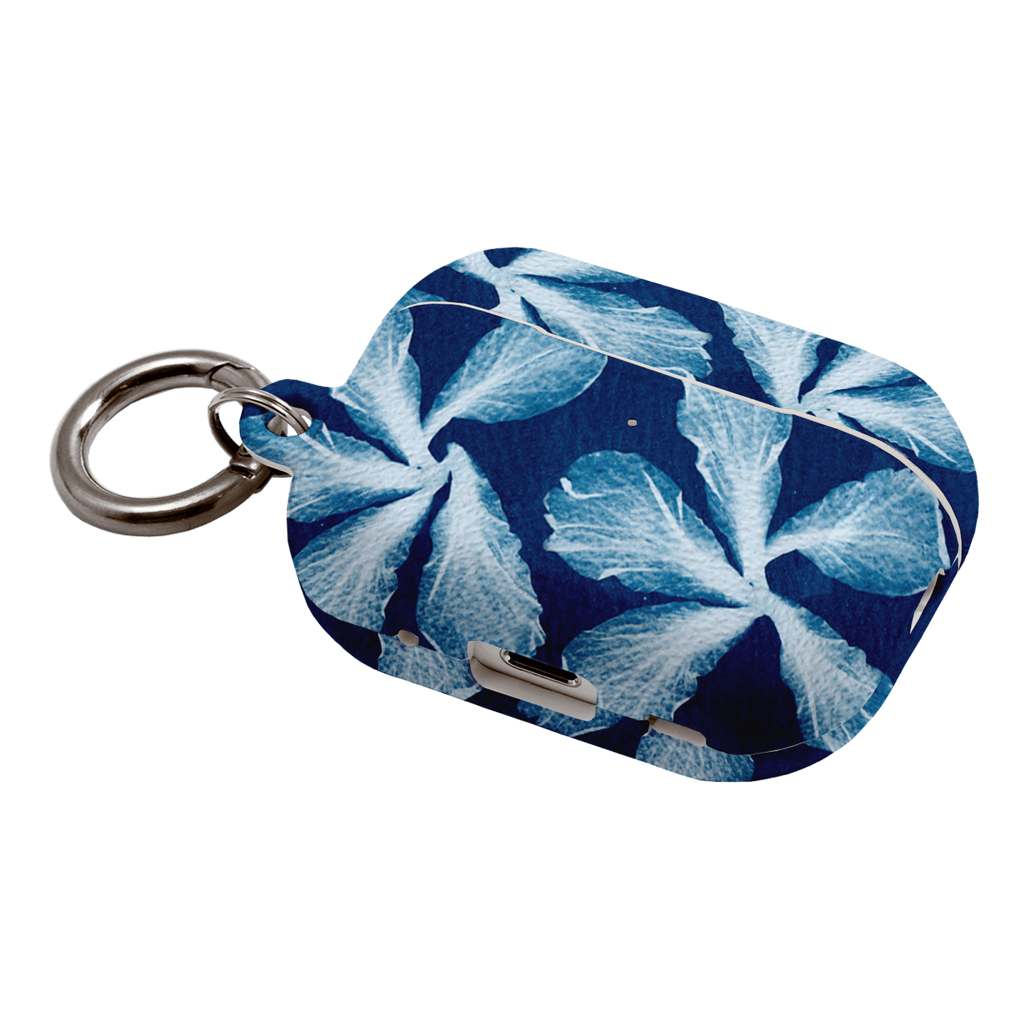Hibiscus Cyanotype AirPods Pro Case AirPods Pro Case by Sally Hungerford - The Dairy