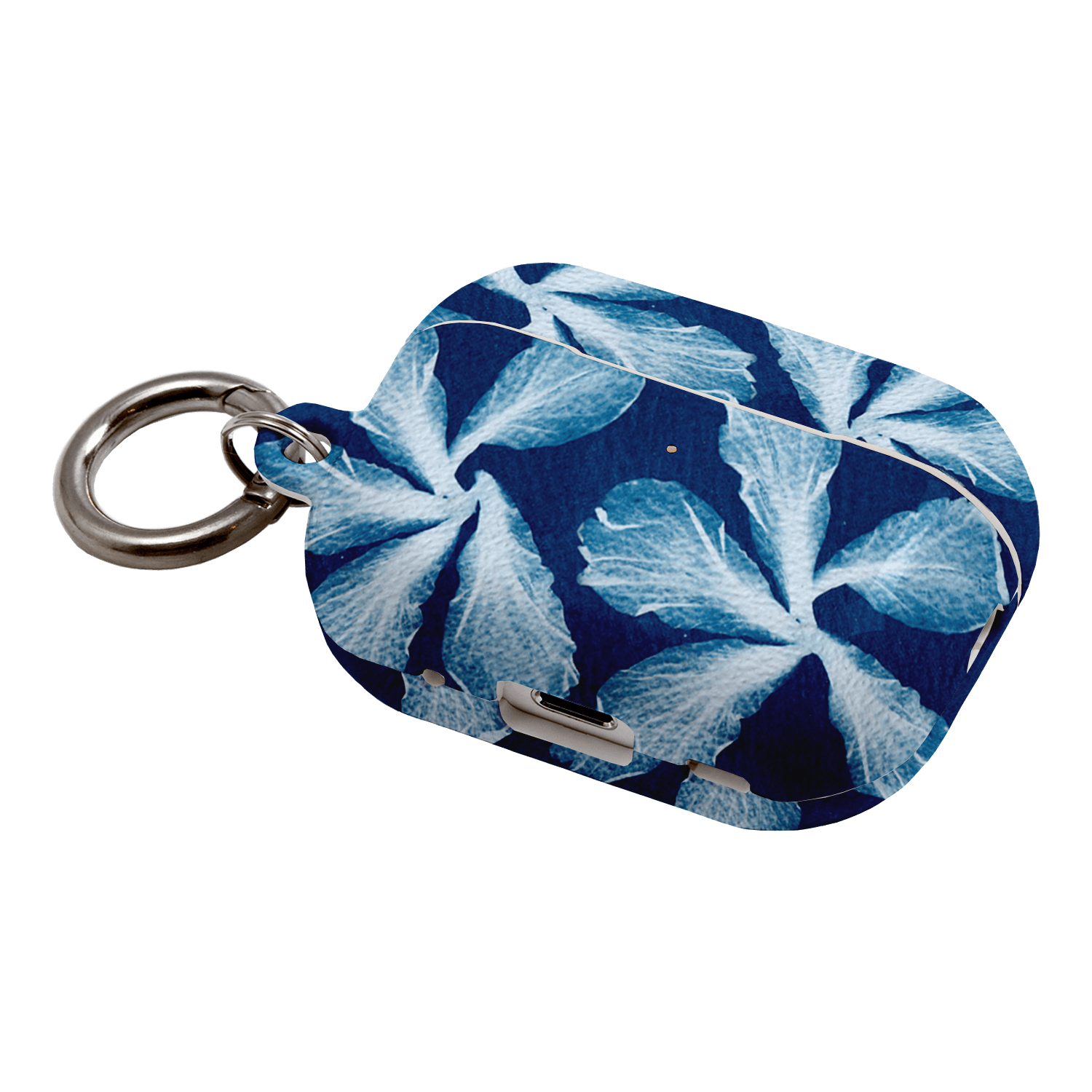 Hibiscus Cyanotype AirPods Pro Case AirPods Pro Case by Sally Hungerford - The Dairy