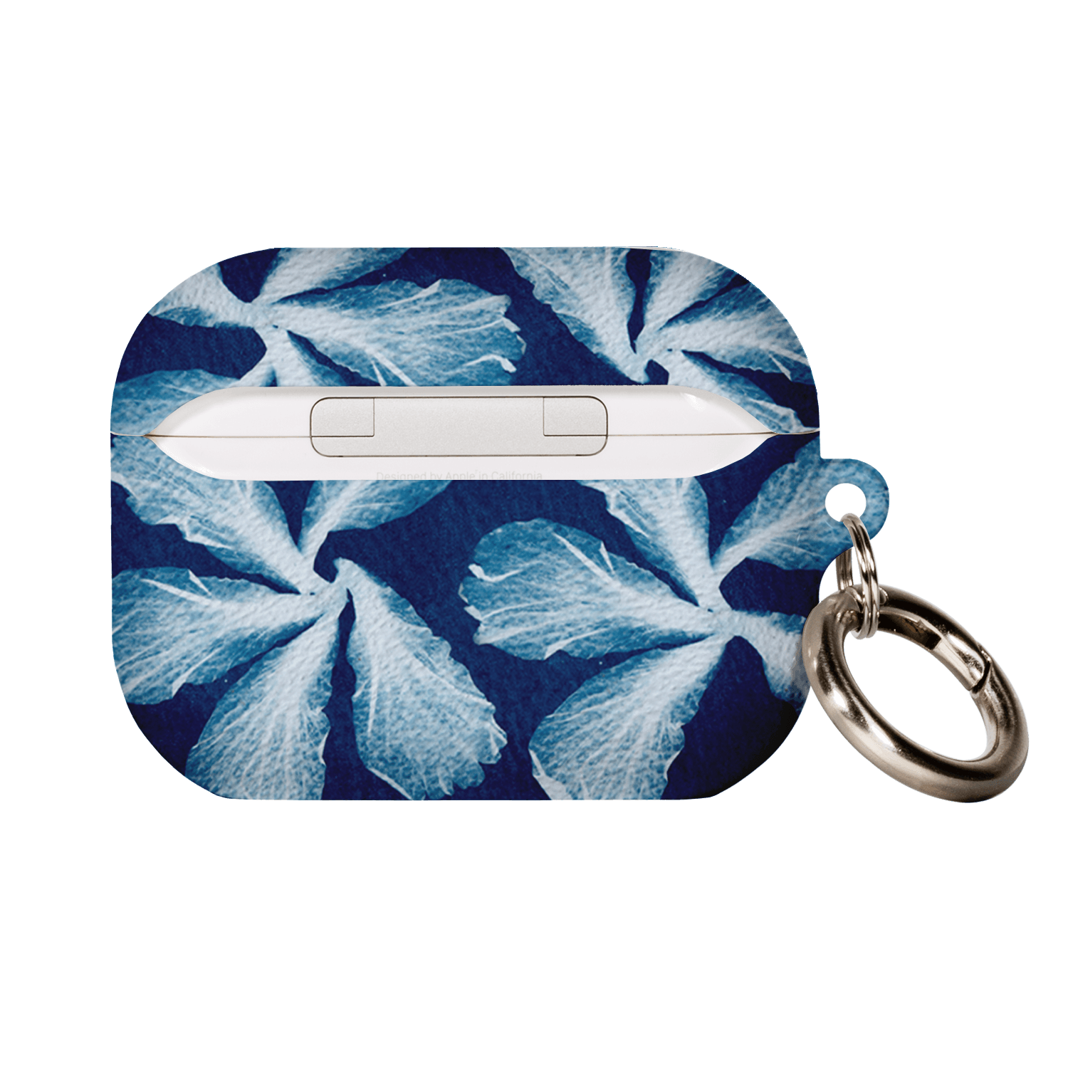Hibiscus Cyanotype AirPods Pro Case AirPods Pro Case by Sally Hungerford - The Dairy