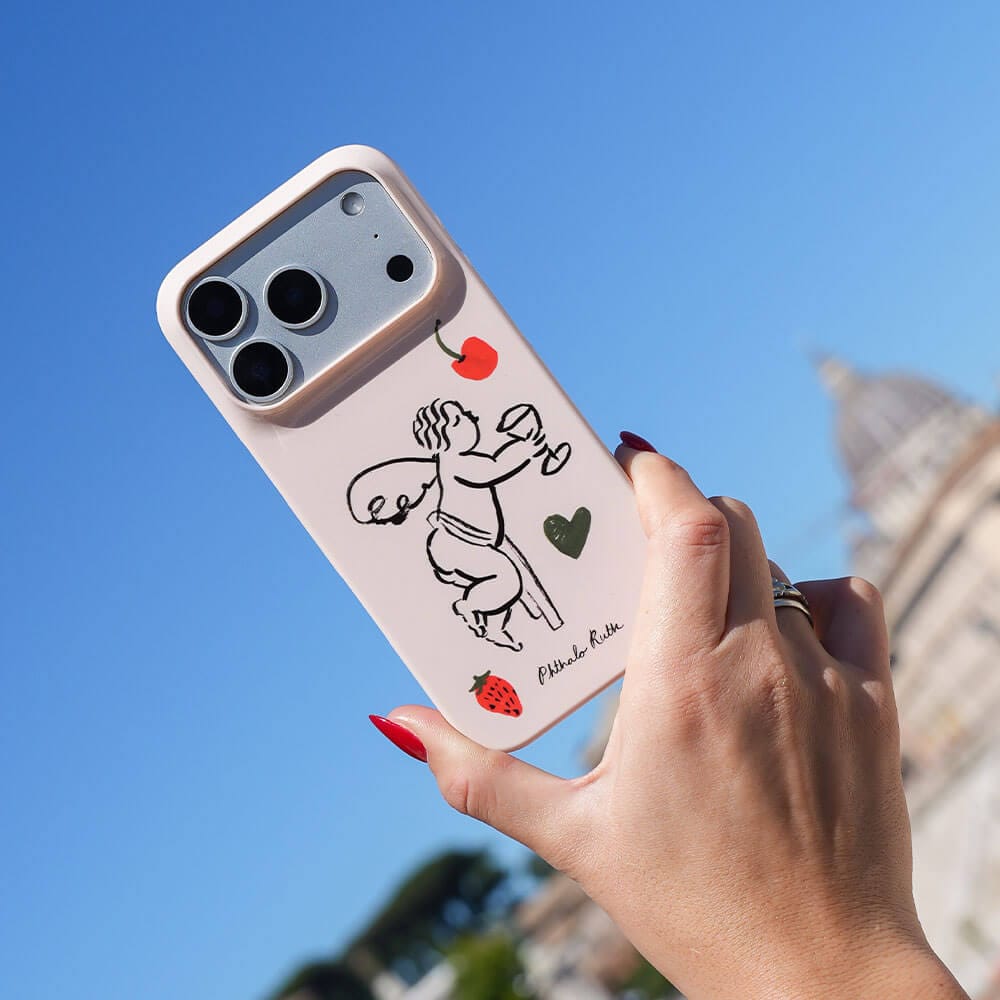 Cherub Printed Phone Cases by Phthalo Ruth - The Dairy