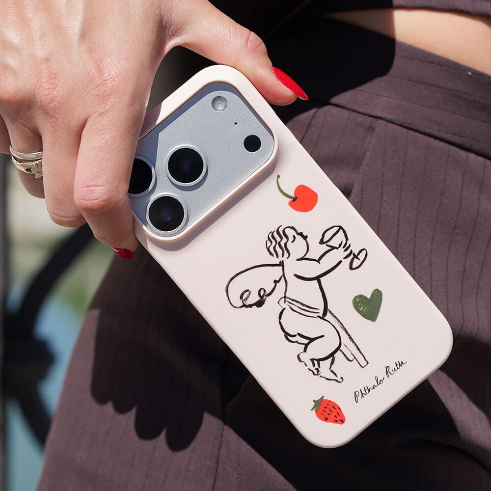 Cherub Printed Phone Cases by Phthalo Ruth - The Dairy