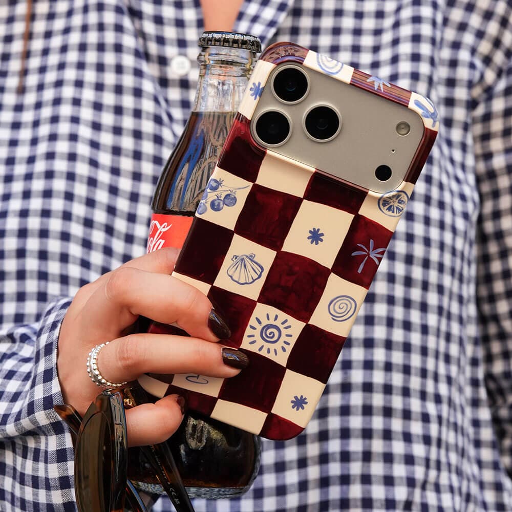 Afternoon Mezze Maroon Printed Phone Cases by Charlie Taylor - The Dairy
