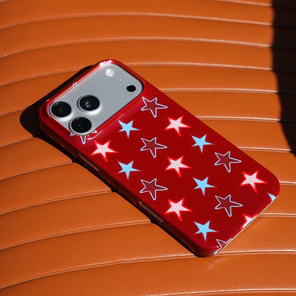 Lucky Stars Rouge Printed Phone Cases by BG. Studio - The Dairy