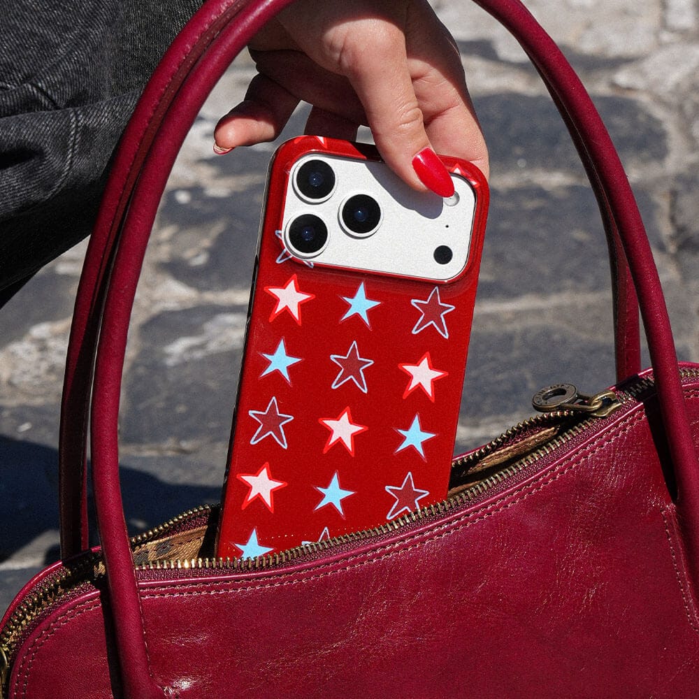 Lucky Stars Rouge Printed Phone Cases by BG. Studio - The Dairy