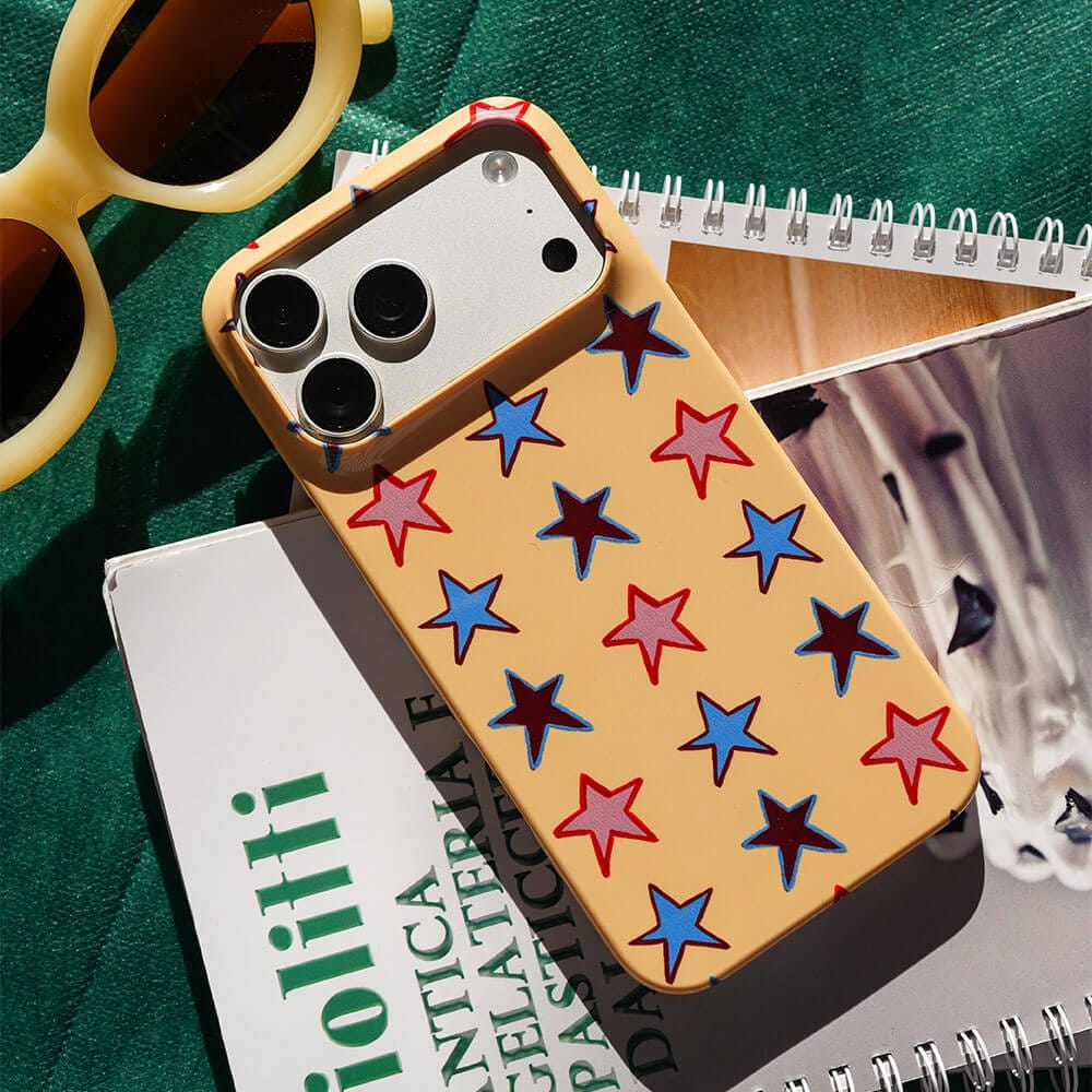 Lucky Stars Butter Printed Phone Cases by BG. Studio - The Dairy