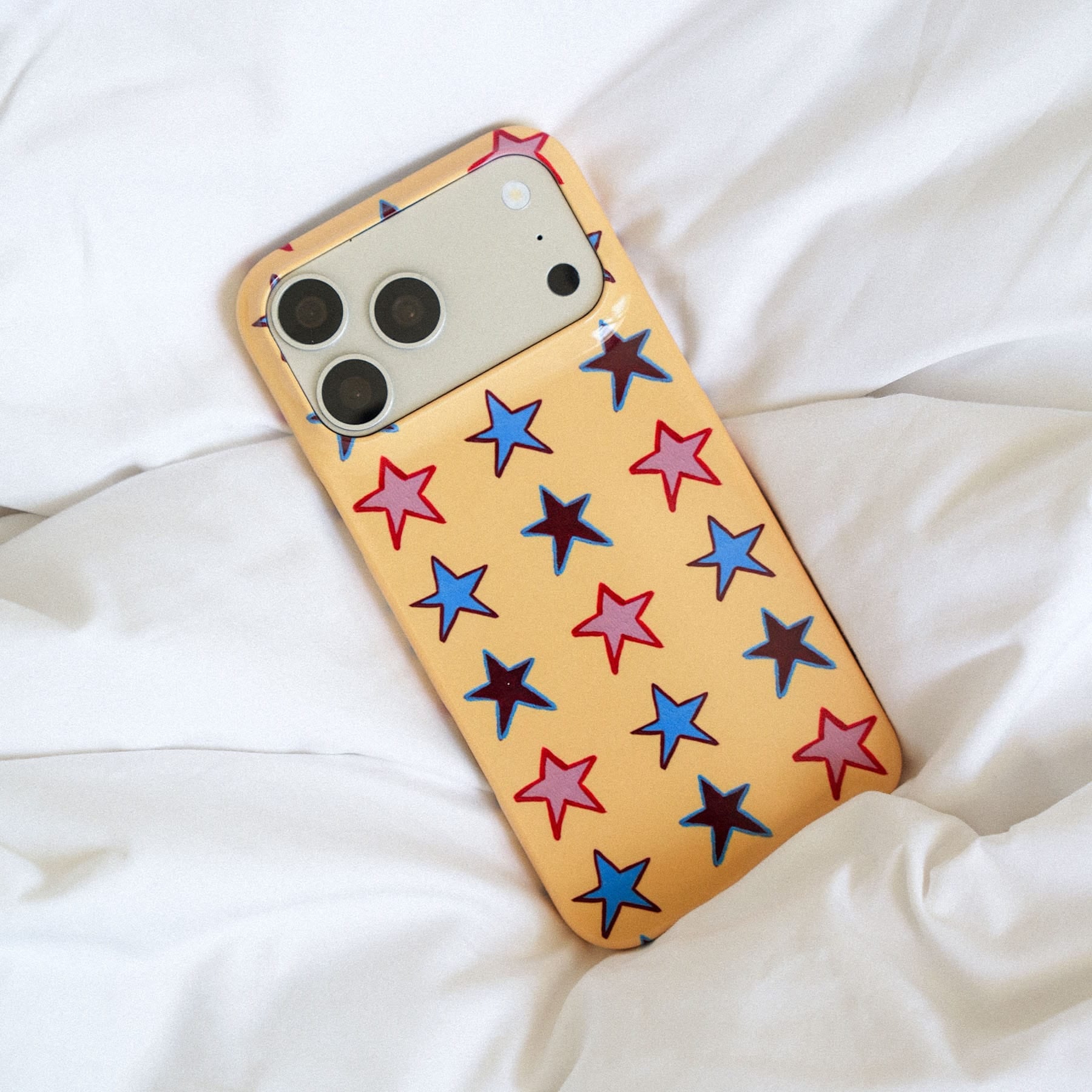 Lucky Stars Butter Printed Phone Cases by BG. Studio - The Dairy