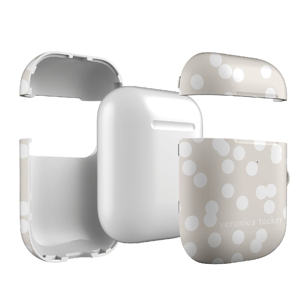 Mini Confetti White AirPods Case AirPods Case by Veronica Tucker - The Dairy
