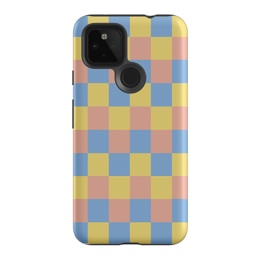 Checks in Spring Matte Case Matte Phone Cases Google Pixel 4A 5G / Armoured by The Dairy - The Dairy