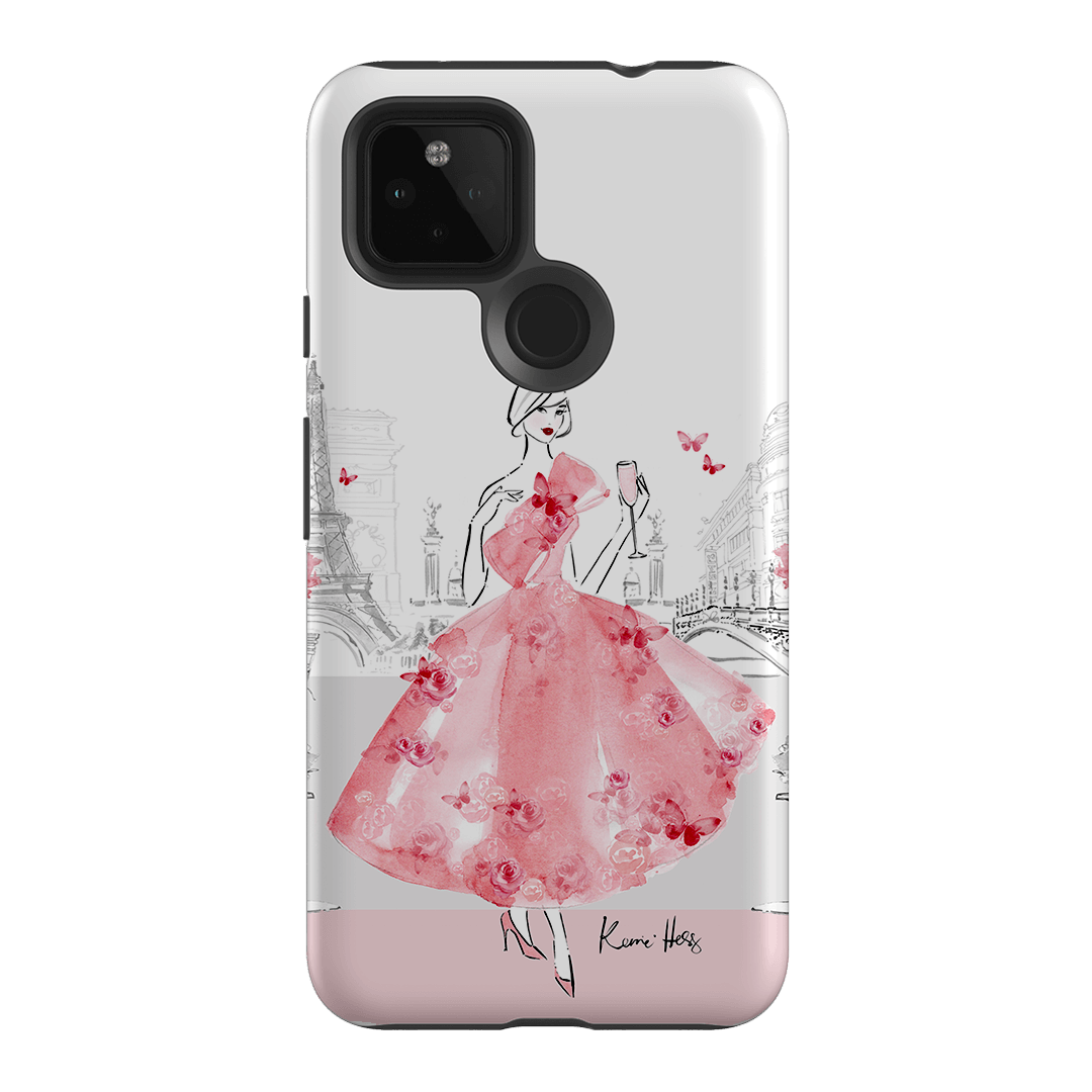 Rose Paris Printed Phone Cases Google Pixel 4A 5G / Armoured by Kerrie Hess - The Dairy