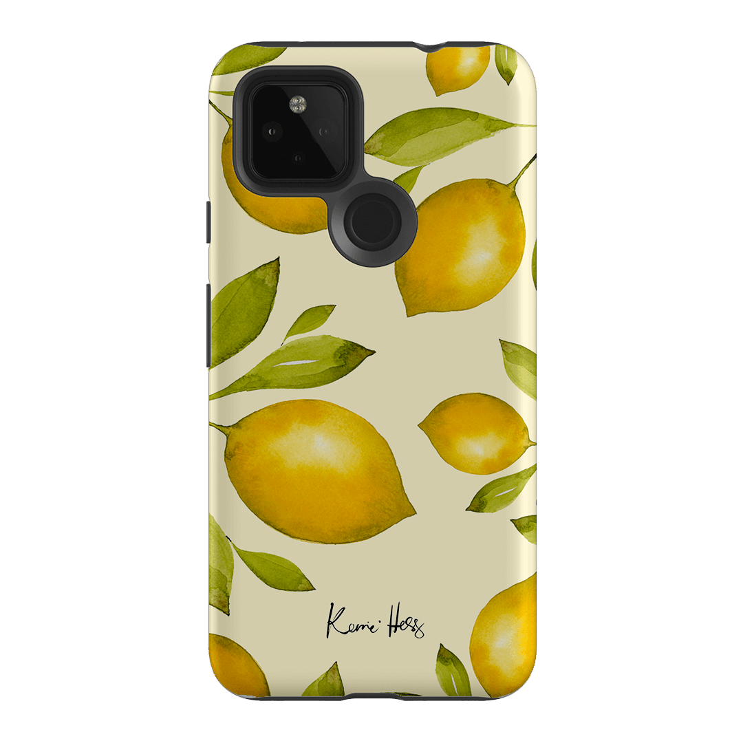 Summer Limone Printed Phone Cases Google Pixel 4A 5G / Armoured by Kerrie Hess - The Dairy