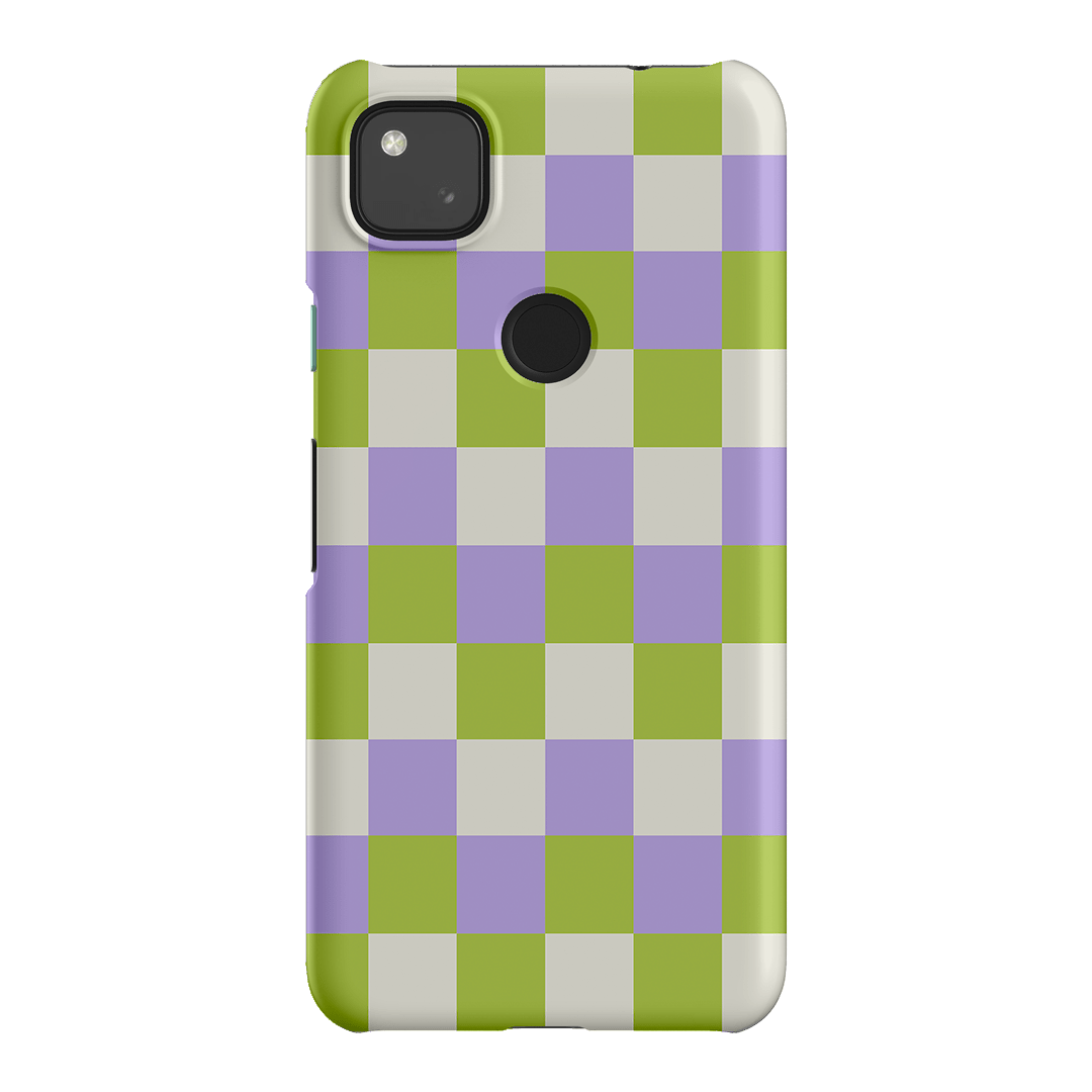 Checks in Winter Matte Case Matte Phone Cases Google Pixel 4A 4G / Snap by The Dairy - The Dairy