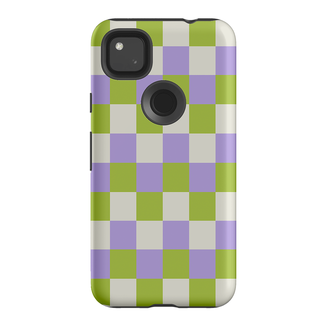 Checks in Winter Matte Case Matte Phone Cases Google Pixel 4A 4G / Armoured by The Dairy - The Dairy