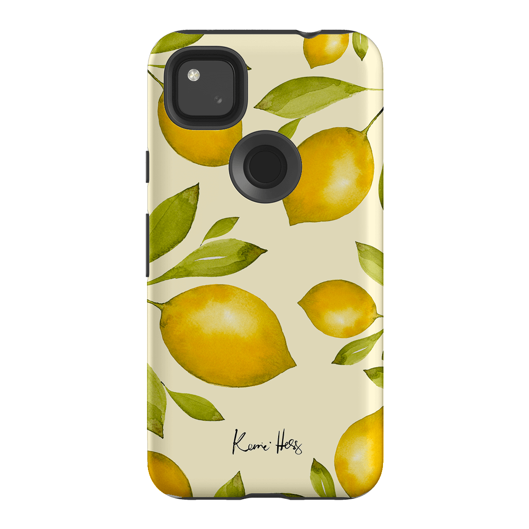Summer Limone Printed Phone Cases Google Pixel 4A 4G / Armoured by Kerrie Hess - The Dairy