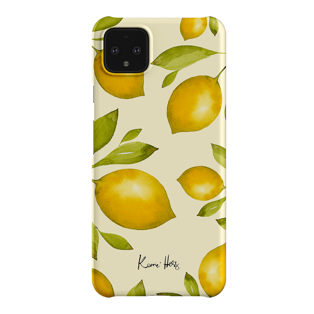 Summer Limone Printed Phone Cases Google Pixel 4XL / Snap by Kerrie Hess - The Dairy