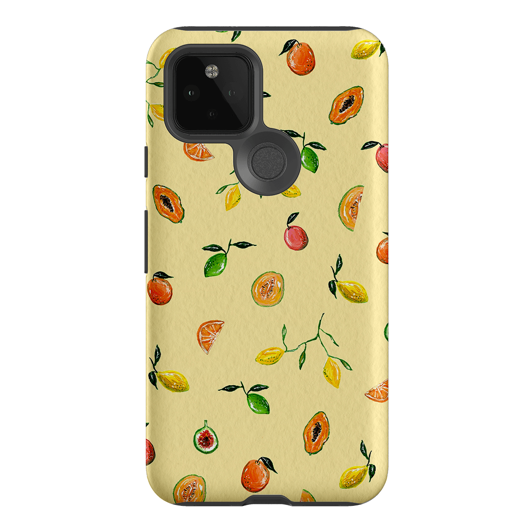 Golden Fruit Printed Phone Cases Google Pixel 5 / Armoured by BG. Studio - The Dairy
