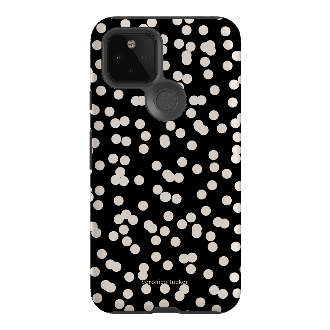 Mini Confetti Noir Printed Phone Cases Google Pixel 5 / Armoured by Veronica Tucker - The Dairy