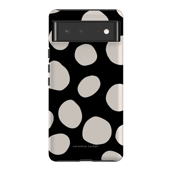 Pebbles Noir Printed Phone Cases Google Pixel 6 / Armoured by Veronica Tucker - The Dairy