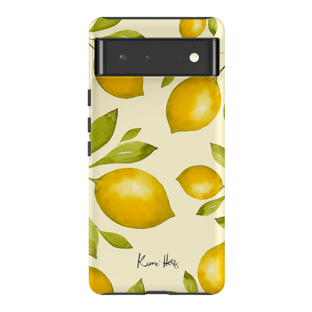 Summer Limone Printed Phone Cases Google Pixel 6 / Armoured by Kerrie Hess - The Dairy