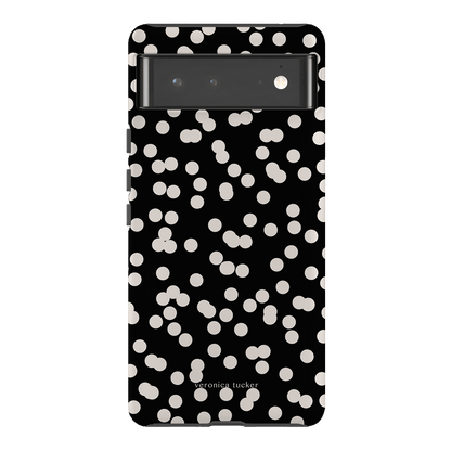 Mini Confetti Noir Printed Phone Cases Google Pixel 6 Pro / Armoured by Veronica Tucker - The Dairy