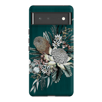 Teal Native Printed Phone Cases Google Pixel 6 Pro / Armoured by Typoflora - The Dairy