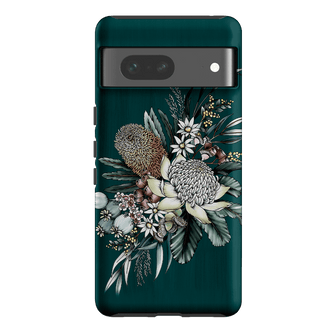 Teal Native Printed Phone Cases Google Pixel 7 / Armoured by Typoflora - The Dairy