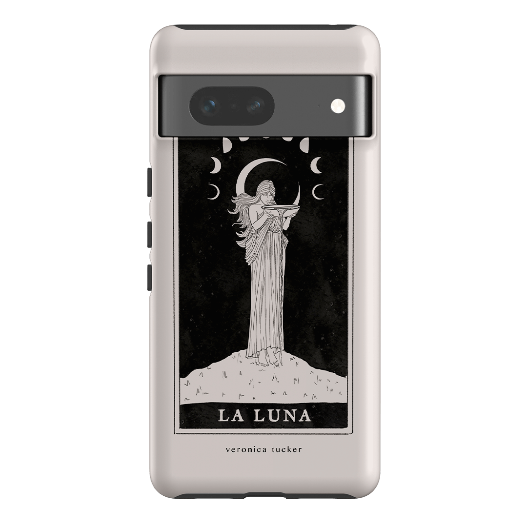 La Luna Tarot Card Printed Phone Cases Google Pixel 7 / Armoured by Veronica Tucker - The Dairy