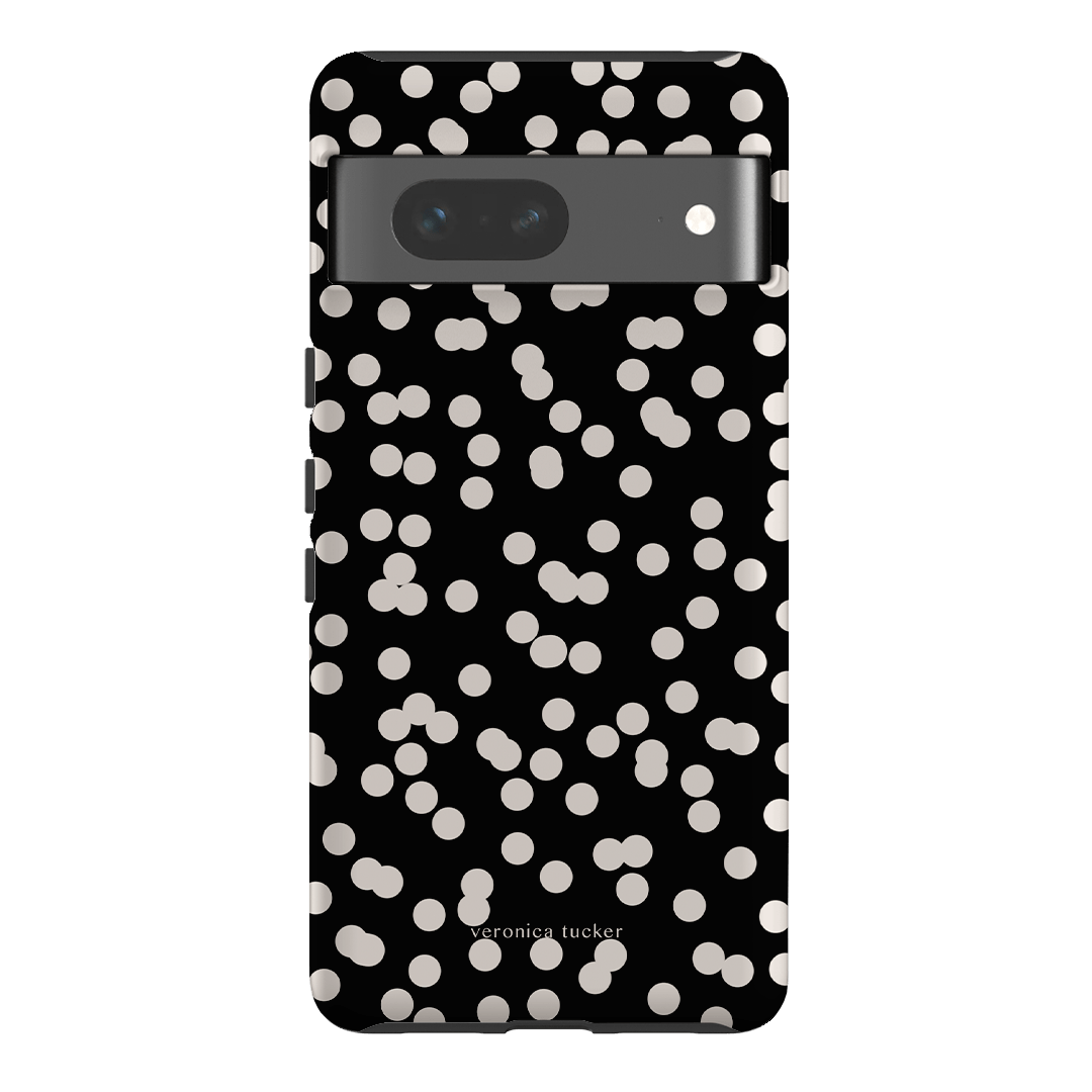 Mini Confetti Noir Printed Phone Cases Google Pixel 7 / Armoured by Veronica Tucker - The Dairy