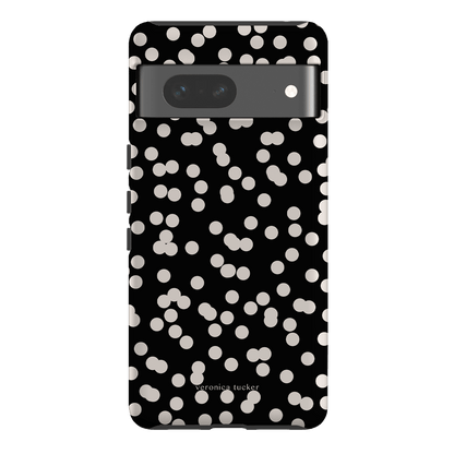 Mini Confetti Noir Printed Phone Cases Google Pixel 7 / Armoured by Veronica Tucker - The Dairy