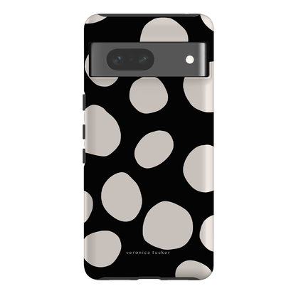 Pebbles Noir Printed Phone Cases Google Pixel 7 / Armoured by Veronica Tucker - The Dairy