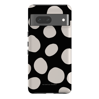 Pebbles Noir Printed Phone Cases Google Pixel 7 / Armoured by Veronica Tucker - The Dairy