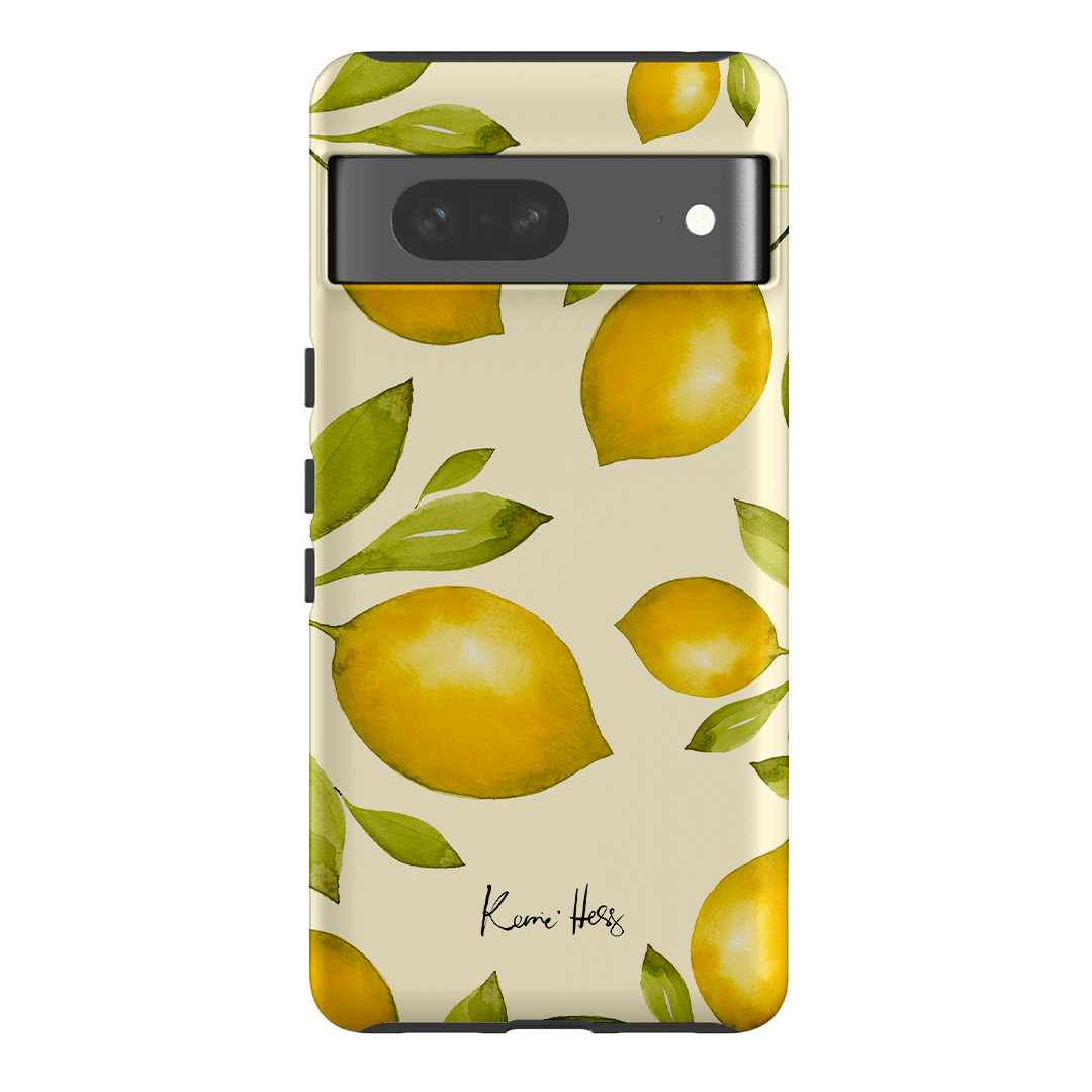 Summer Limone Printed Phone Cases Google Pixel 7 / Armoured by Kerrie Hess - The Dairy
