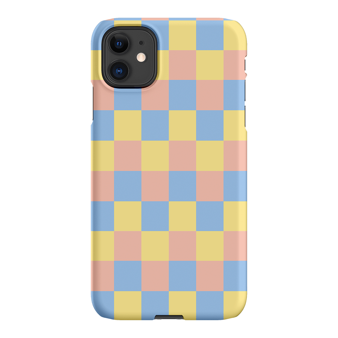 Checks in Spring Matte Case Matte Phone Cases iPhone 11 / Snap by The Dairy - The Dairy