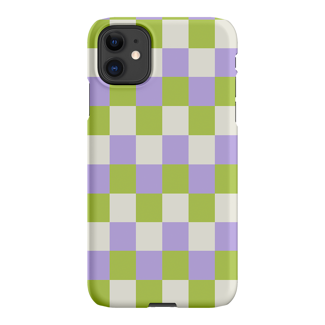 Checks in Winter Matte Case Matte Phone Cases iPhone 11 / Snap by The Dairy - The Dairy