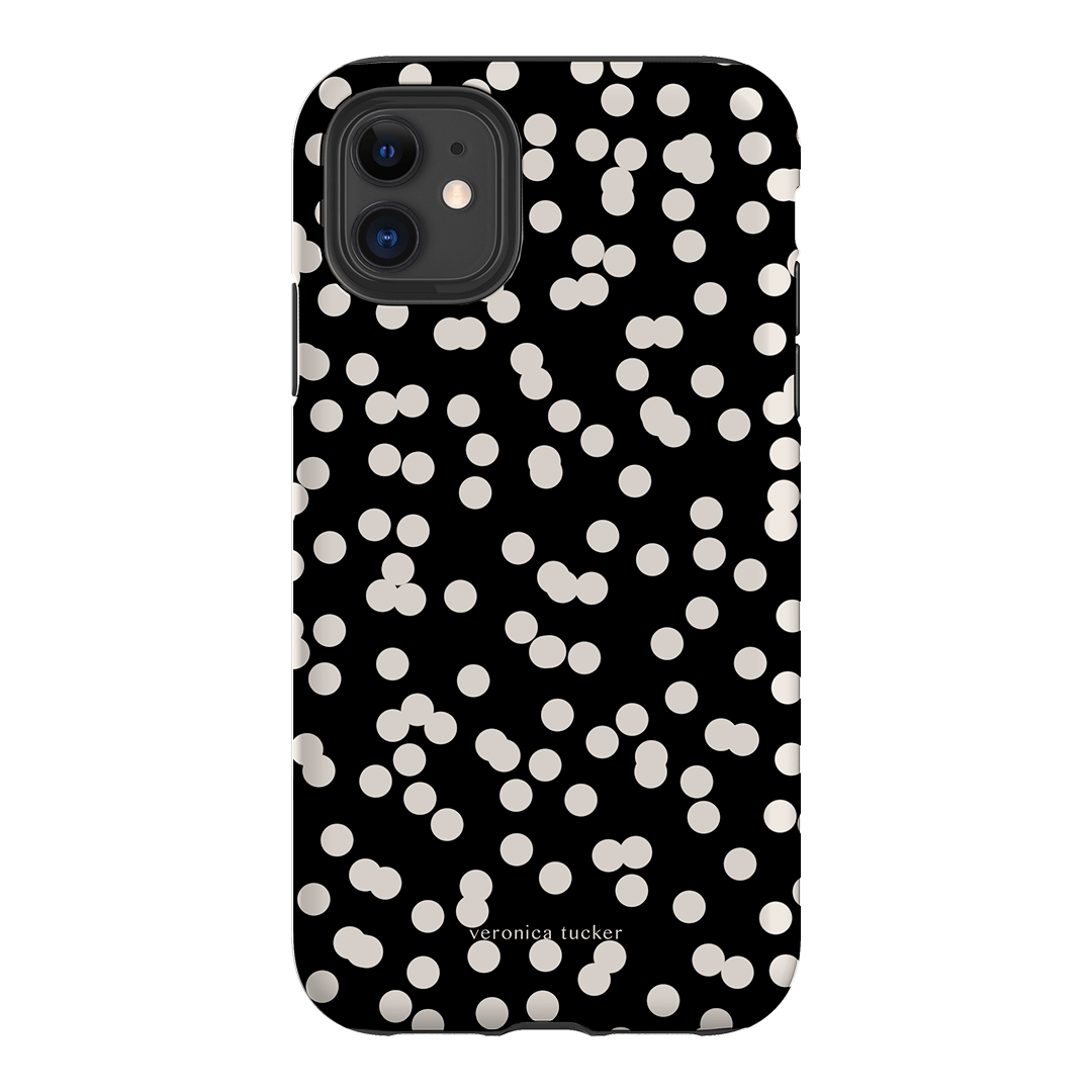 Mini Confetti Noir Printed Phone Cases iPhone 11 / Armoured by Veronica Tucker - The Dairy