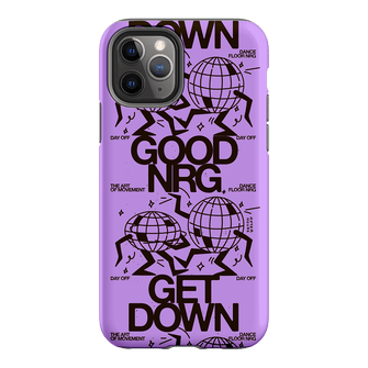 Good Energy in Purple Printed Phone Cases iPhone 11 Pro / Armoured by After Hours - The Dairy