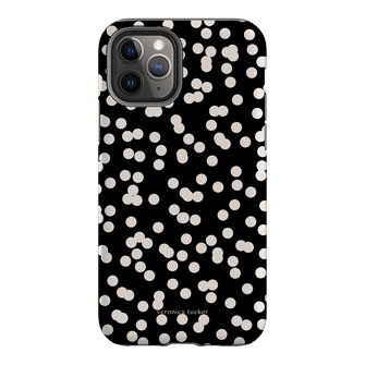 Mini Confetti Noir Printed Phone Cases iPhone 11 Pro / Armoured by Veronica Tucker - The Dairy