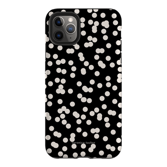 Mini Confetti Noir Printed Phone Cases iPhone 11 Pro Max / Armoured by Veronica Tucker - The Dairy