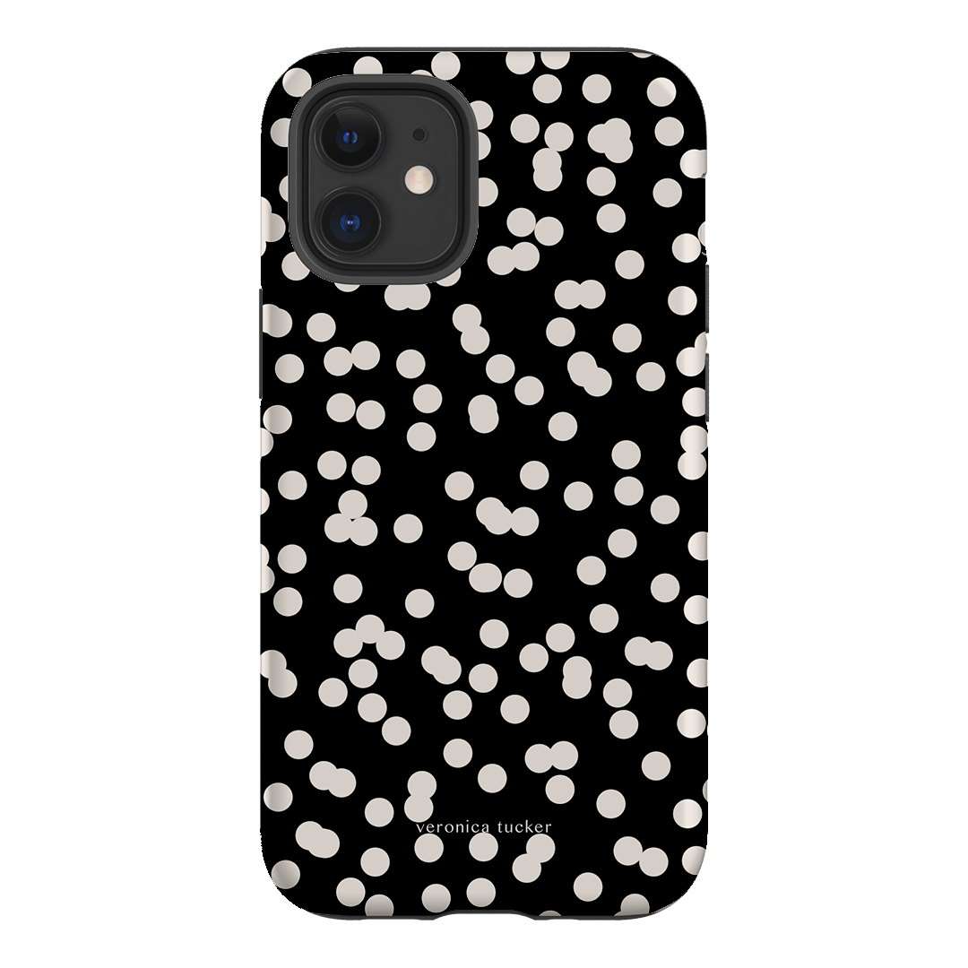Mini Confetti Noir Printed Phone Cases iPhone 12 / Armoured by Veronica Tucker - The Dairy