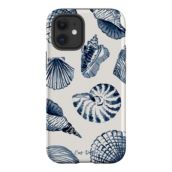 Blue Shells Printed Phone Cases iPhone 12 Mini / Armoured by Cass Deller - The Dairy