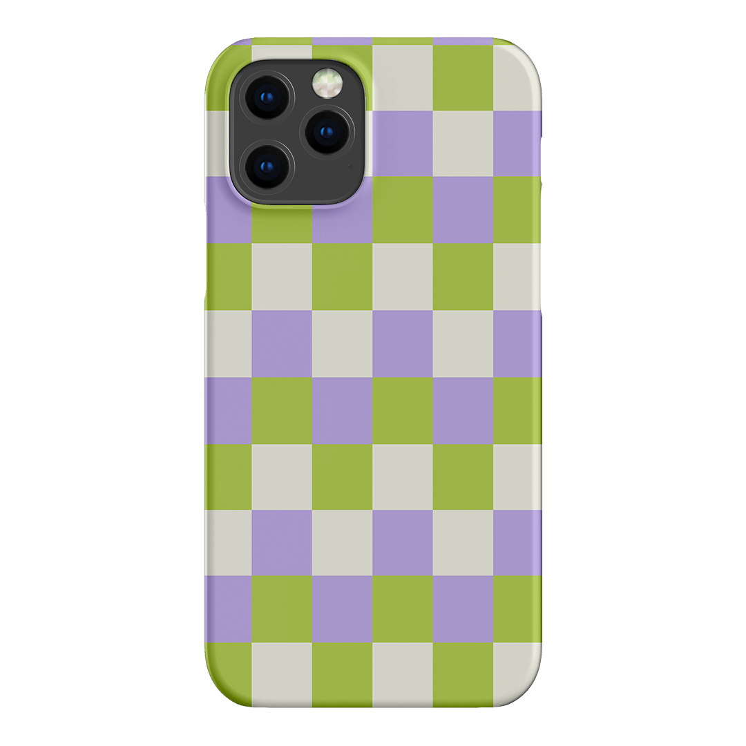 Checks in Winter Matte Case Matte Phone Cases iPhone 12 Pro / Snap by The Dairy - The Dairy