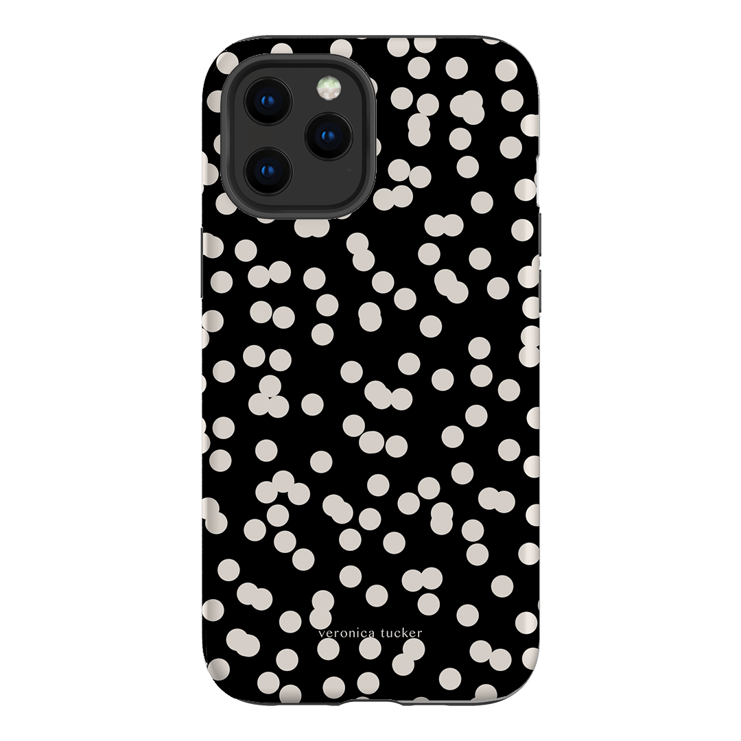 Mini Confetti Noir Printed Phone Cases iPhone 12 Pro / Armoured by Veronica Tucker - The Dairy