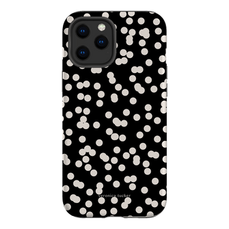 Mini Confetti Noir Printed Phone Cases iPhone 12 Pro / Armoured by Veronica Tucker - The Dairy